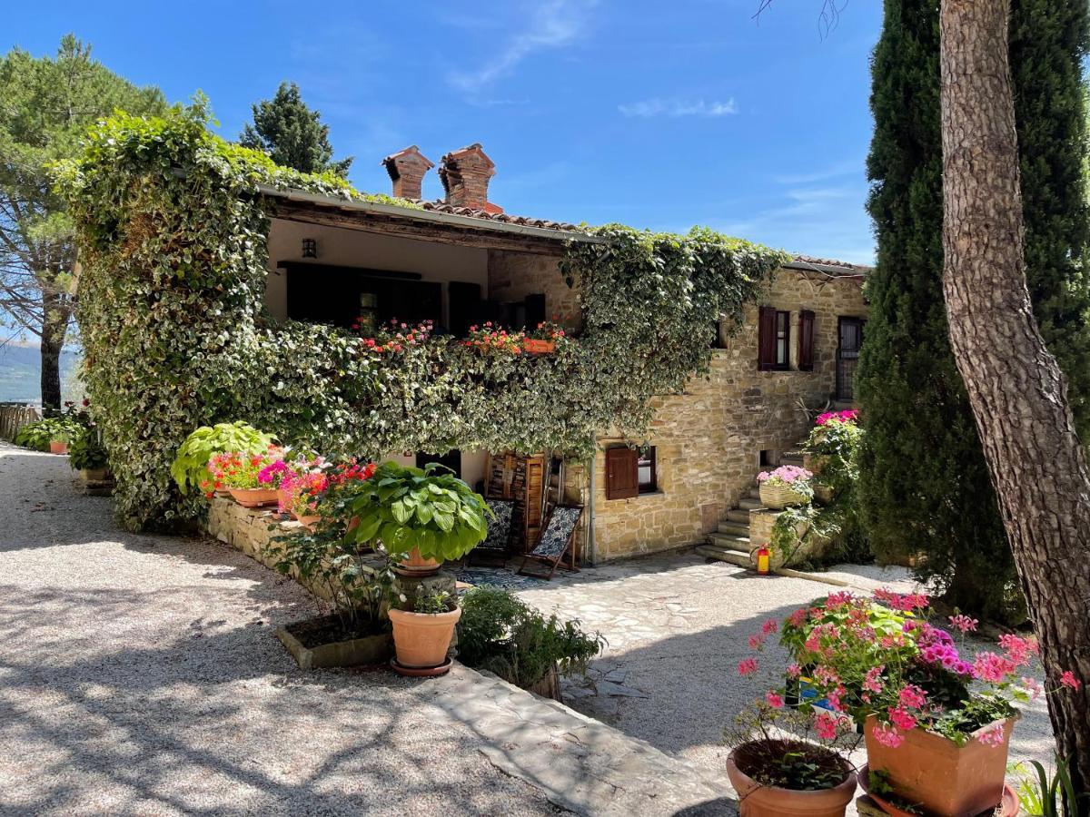 La Panoramica Gubbio - Maison De Charme - Casette E Appartamenti Self Catering Per Vacanze Meravigliose! Εξωτερικό φωτογραφία